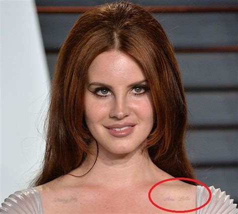 lana del rey tattoos|Lana Del Reys 6 Tattoos & Meanings 